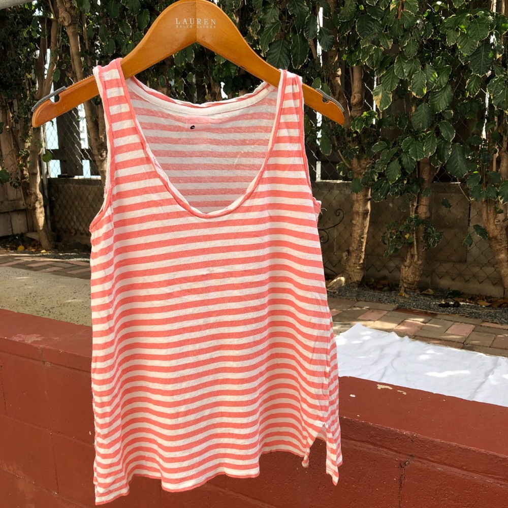 SAK’S Linen Knit loose fitting tank S